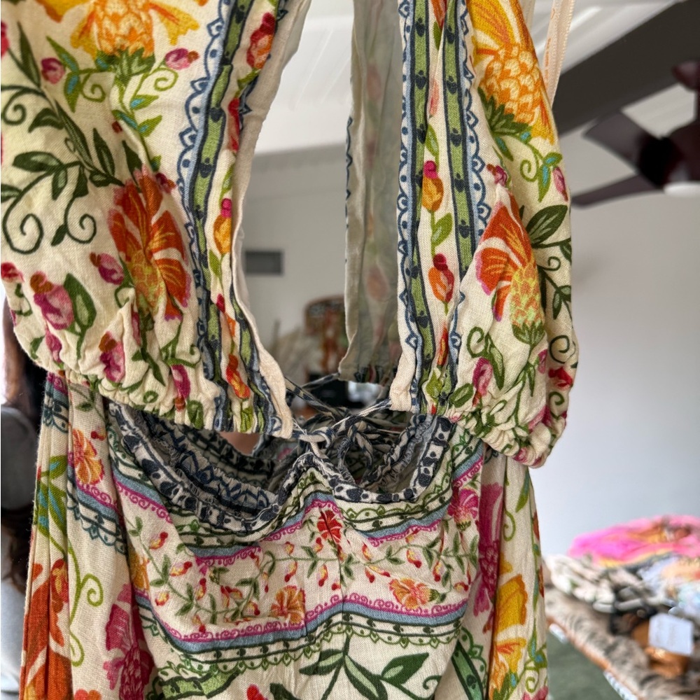 Colorful Floral Patterned Dress - Picture 3 of 5